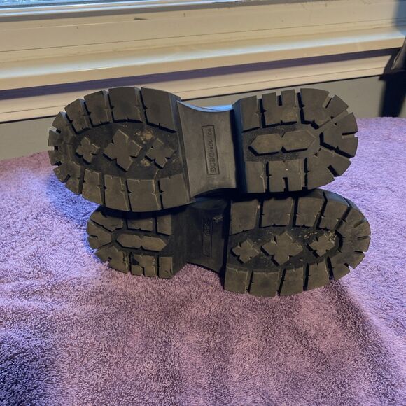 BCBG Women's Ulysa‎ Platform Boots Black  Platform Boots Size 7m BCBGeneration - Picture 9 of 10